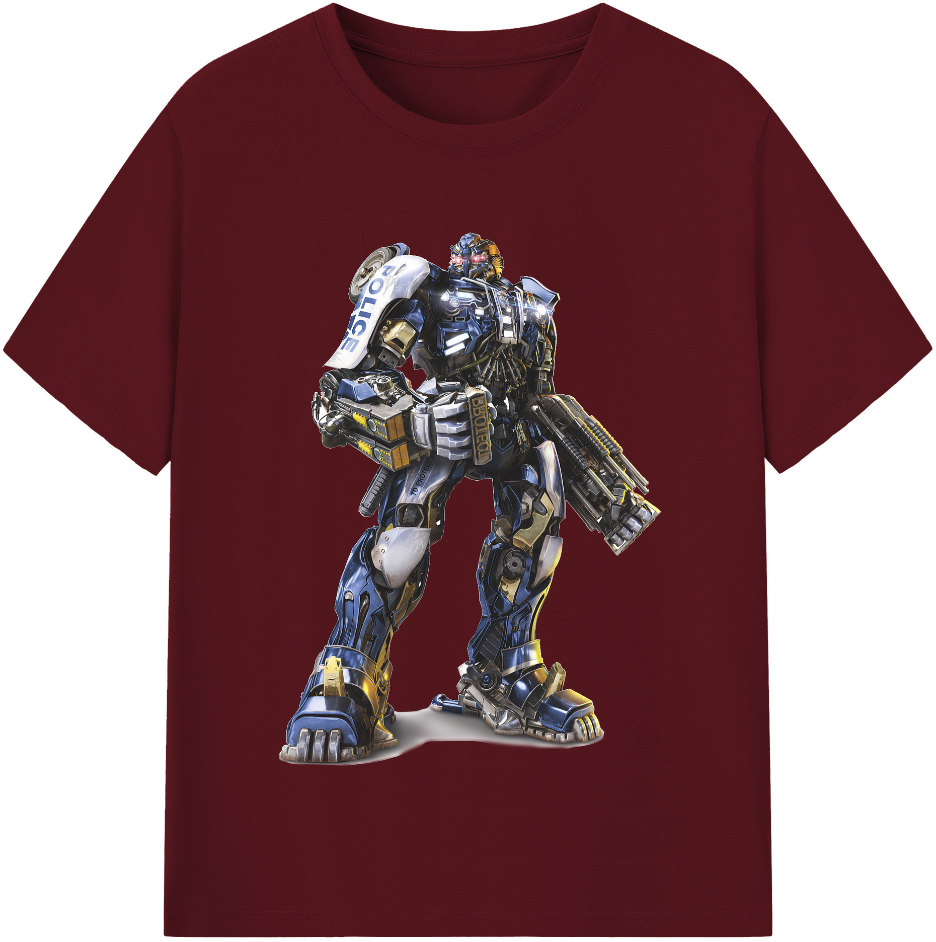 （画像用） Transformers トランスフォーマー 綿100％半袖Tシャツ（フロントプリント）